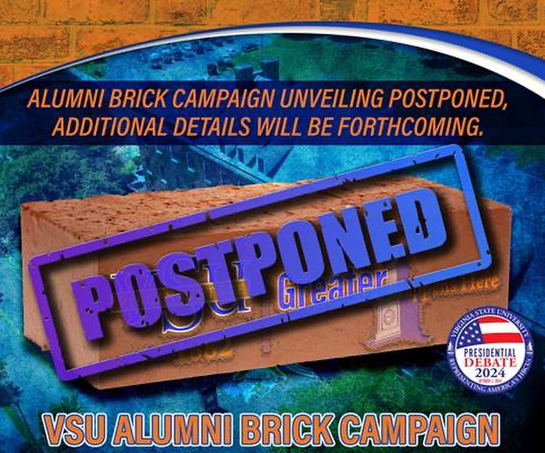 VSU Alumni Brick Campaign Unveiling Postponed